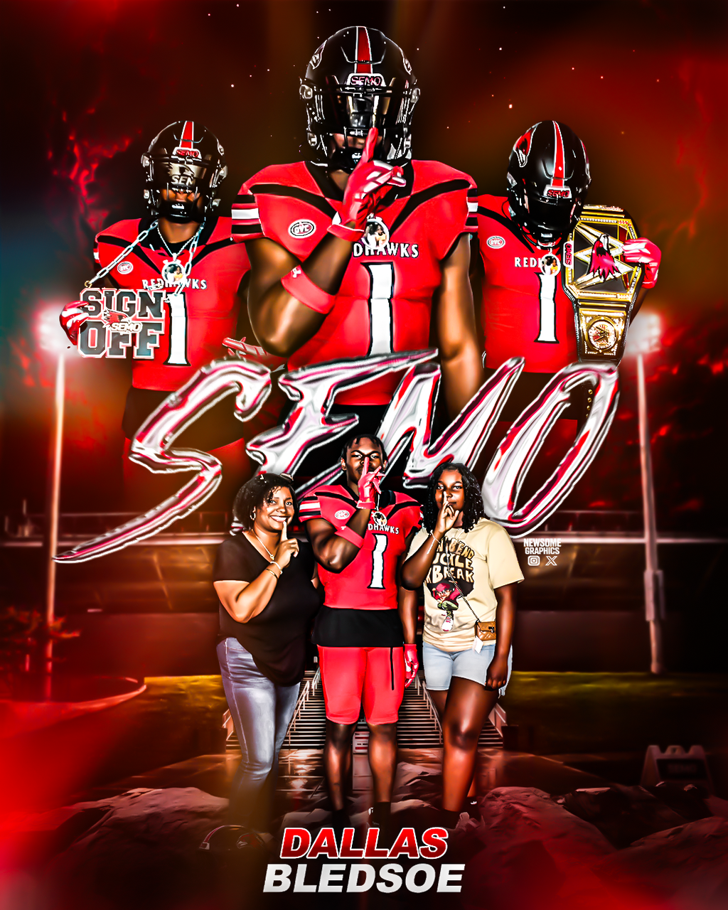 Football Commitment (With Official Visit Pictures)