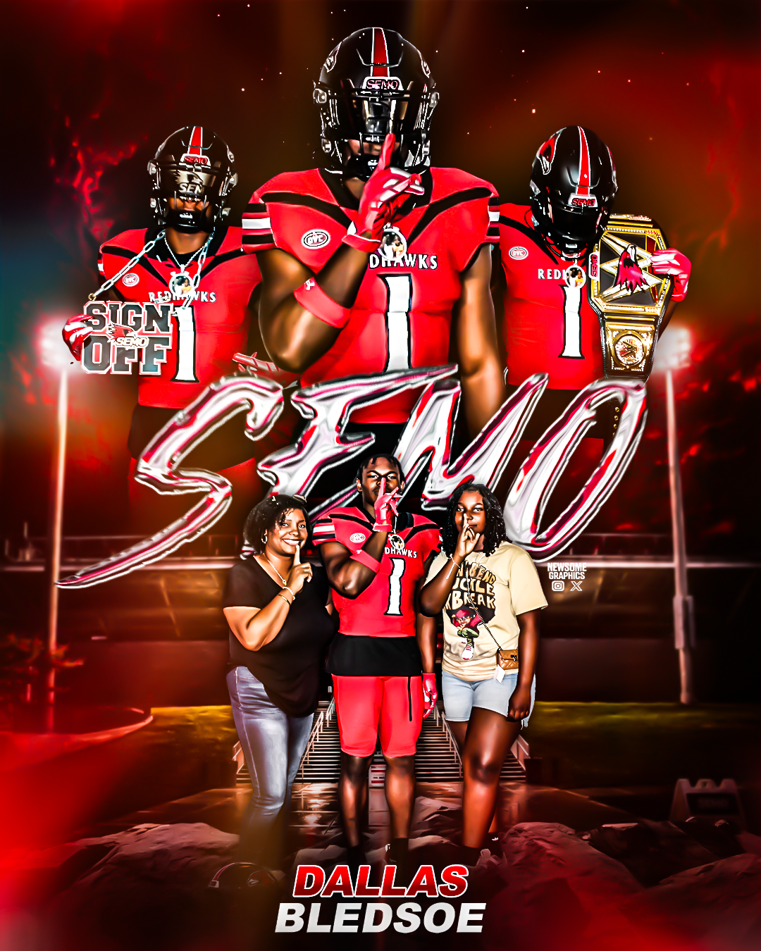 Football Commitment (With Official Visit Pictures)